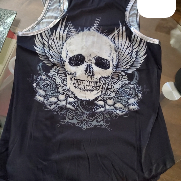 9 Rocker/Biker shirts. Size m/l. - Picture 2 of 16